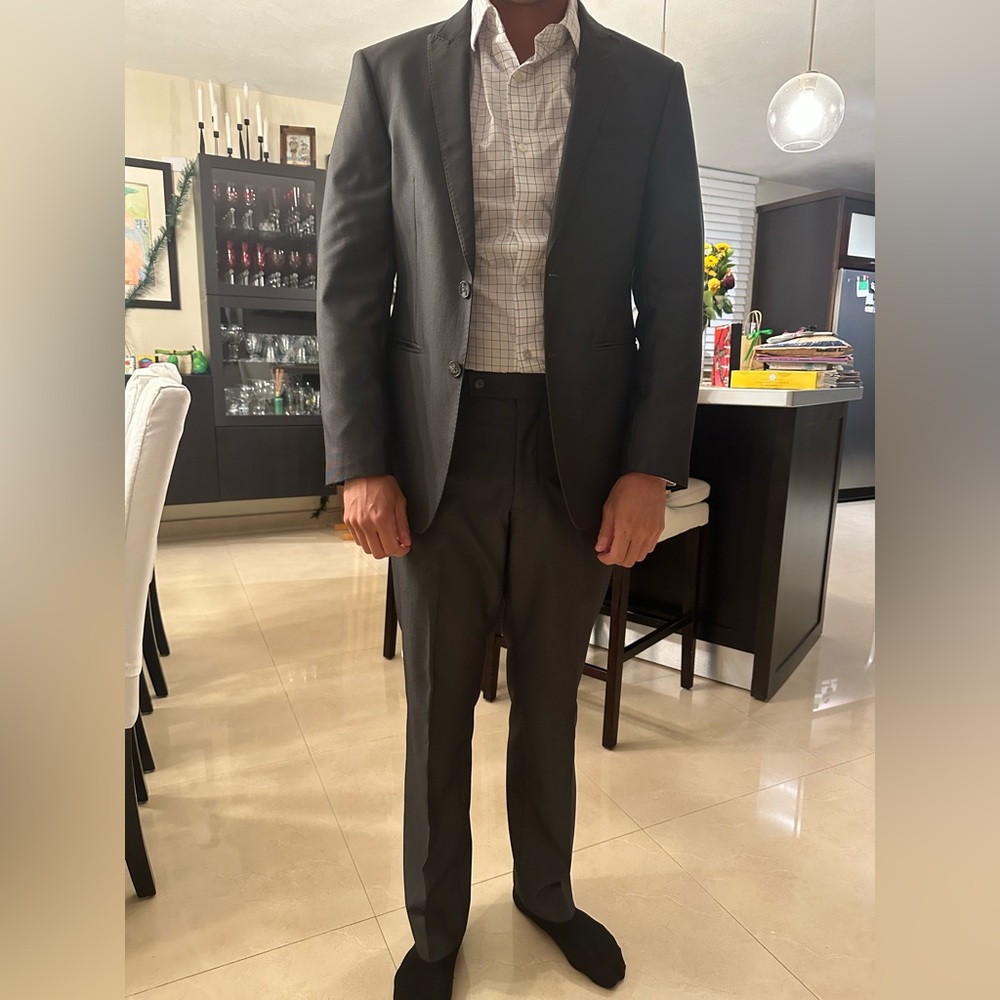 Grey suit